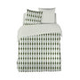 Voir la diapositive 2 : COTE DECO Parure housse de couette en coton 65 fils MOKA 