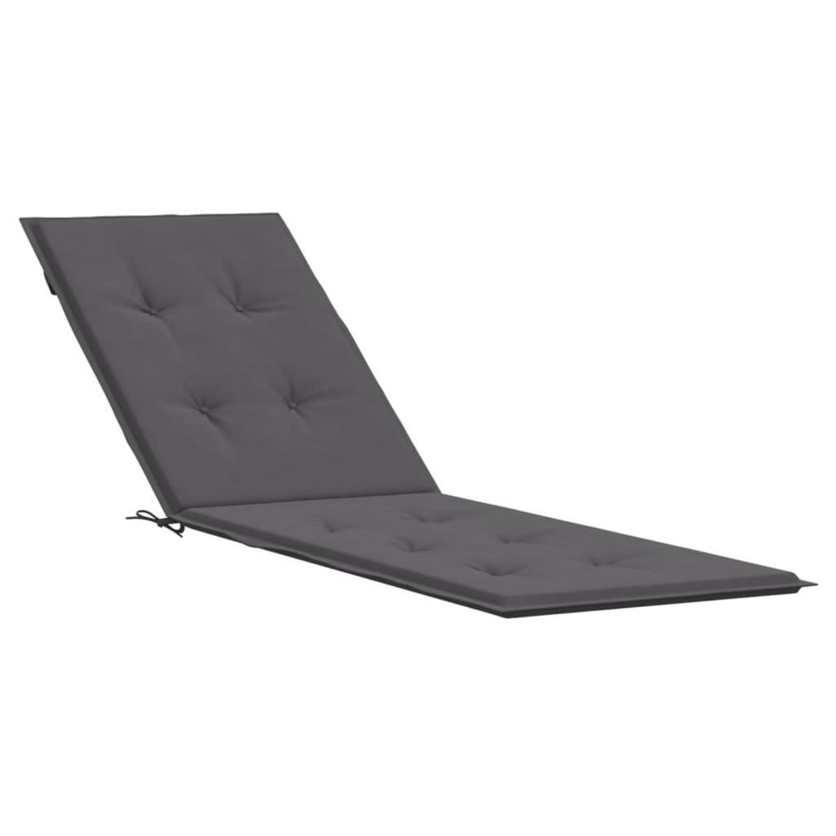 VIDAXL Coussin de chaise de terrasse anthracite (75+105)x50x4 cm