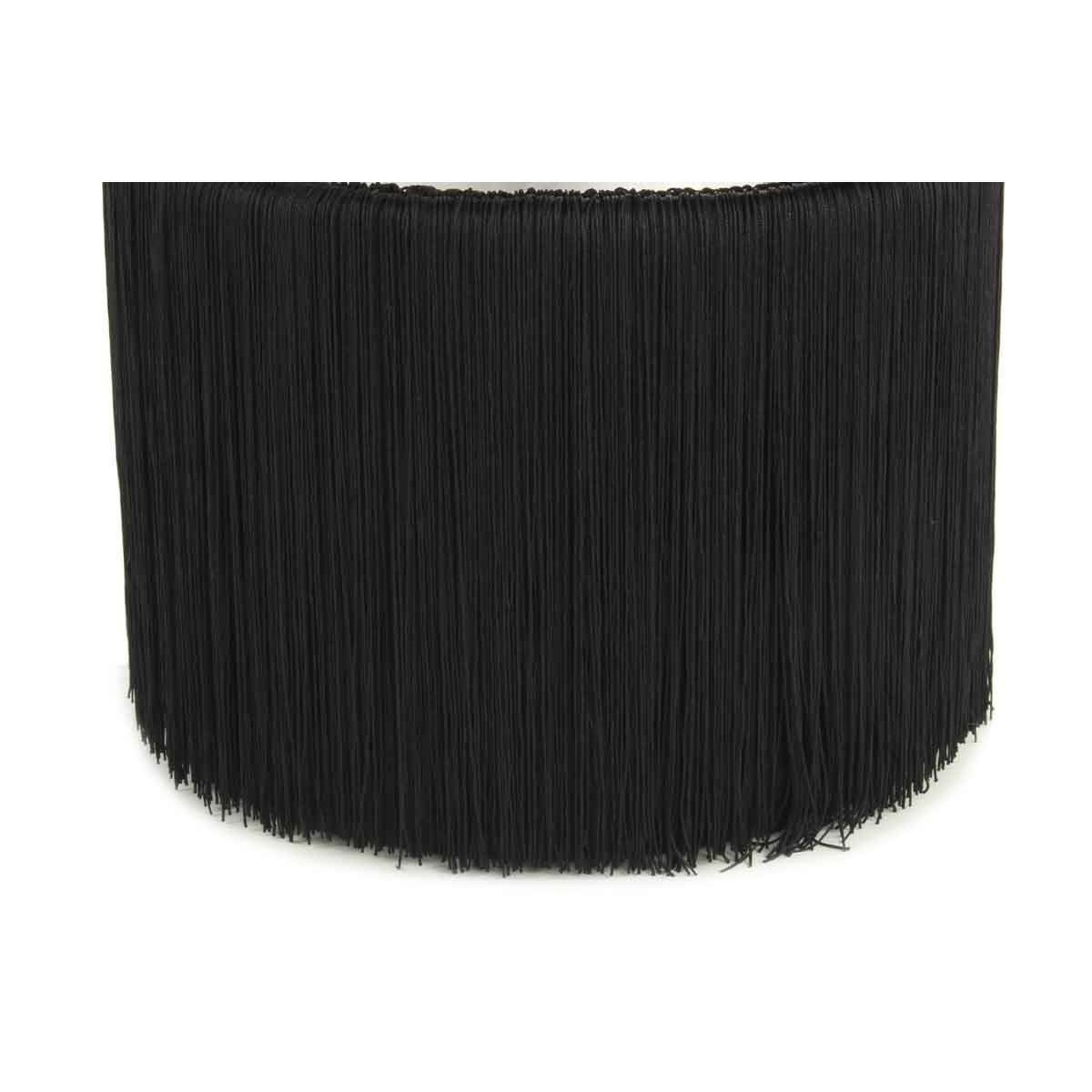 Voir la diapositive 5 : Paris Prix Pouf rond bicolore  rebecca  45cm noir & or