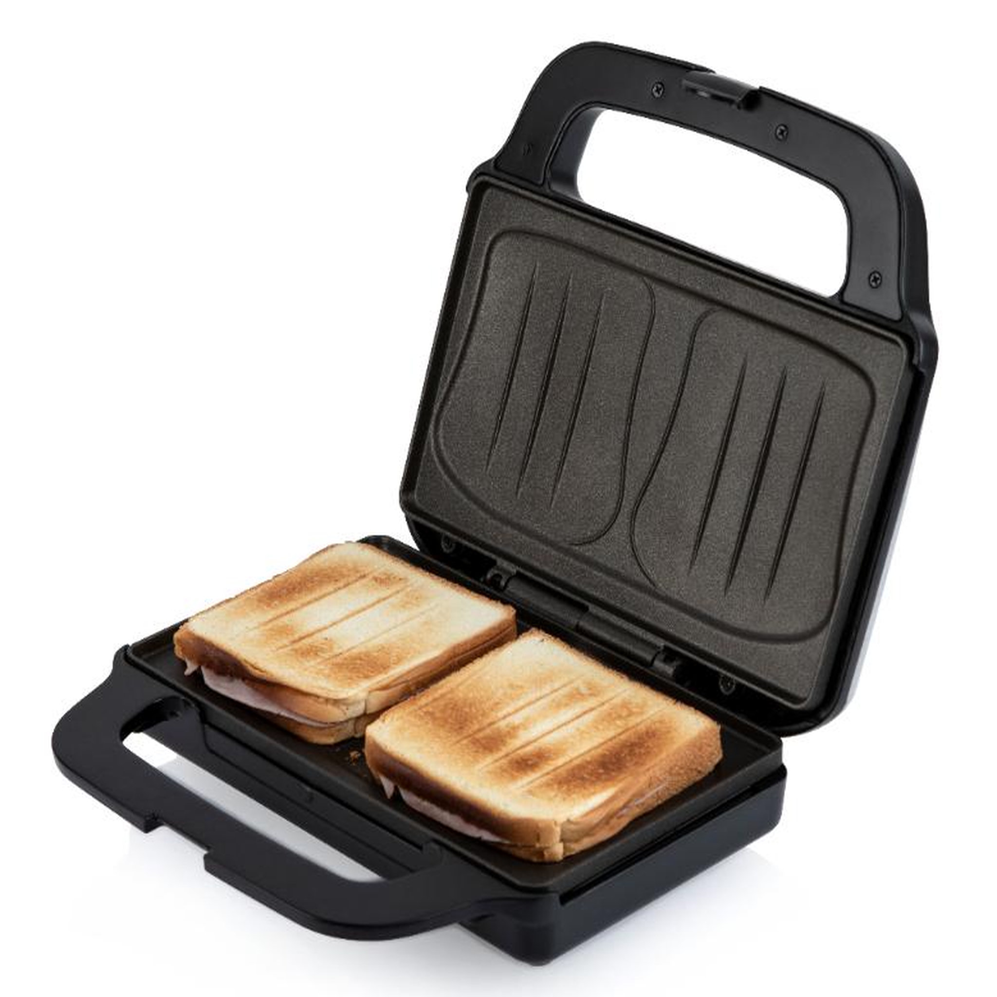 Voir la diapositive 3 : Domo Appareil à croque-monsieur 900w inox - do9195c