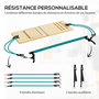 Voir la diapositive 4 : HOMCOM Ensemble pilates 8 pcs barre de pilates, planche inclinée réglable, 6 bandes de résistance