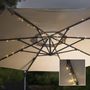 Voir la diapositive 1 : HI HI Guirlande lumineuse a LED pour Parasol 130 cm