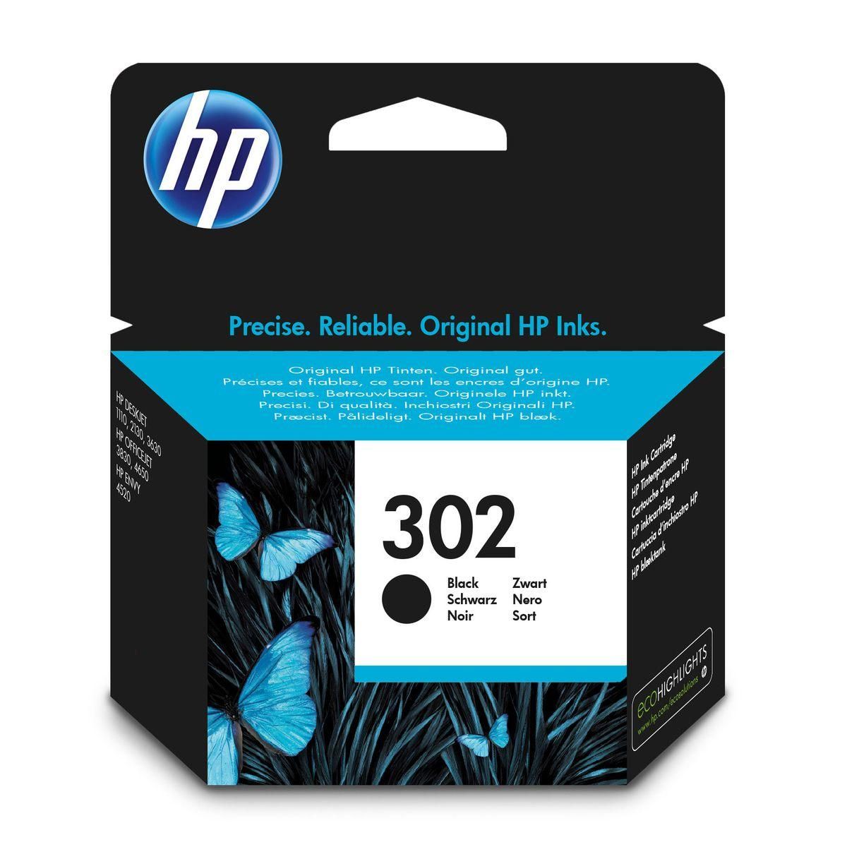 HP Imprimante multifonction OFFICEJET 3833 - Compatible Instant Ink +  Cartouche d'encre 302 Noir