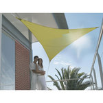 Jardiline Voile d'ombrage triangulaire SERENITY 5 x 5 x 5 m - Vert anis - Jardiline