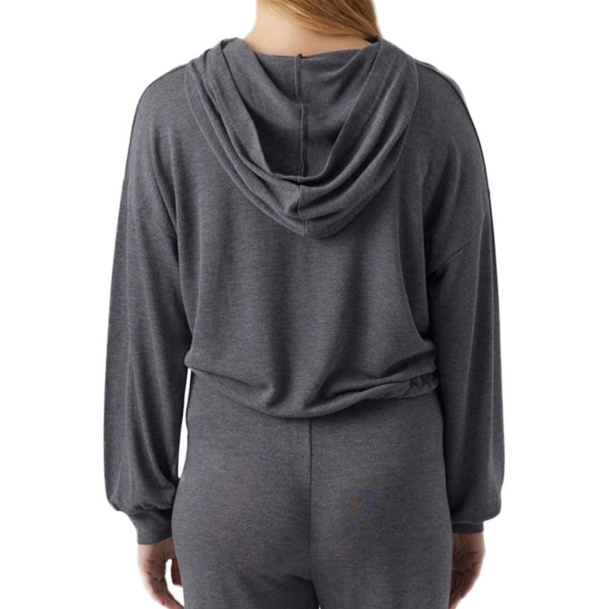 MAMALICIOUS Sweat à Capuche Gris Femme Mamalicious Cassie