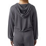 Voir la diapositive 2 : MAMALICIOUS Sweat à Capuche Gris Femme Mamalicious Cassie