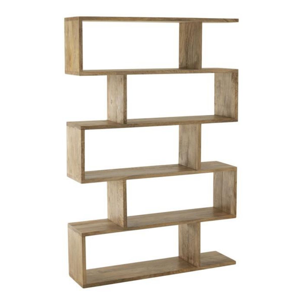 Paris Prix Bibliothèque en Bois  Lattes Verticales  180cm Naturel