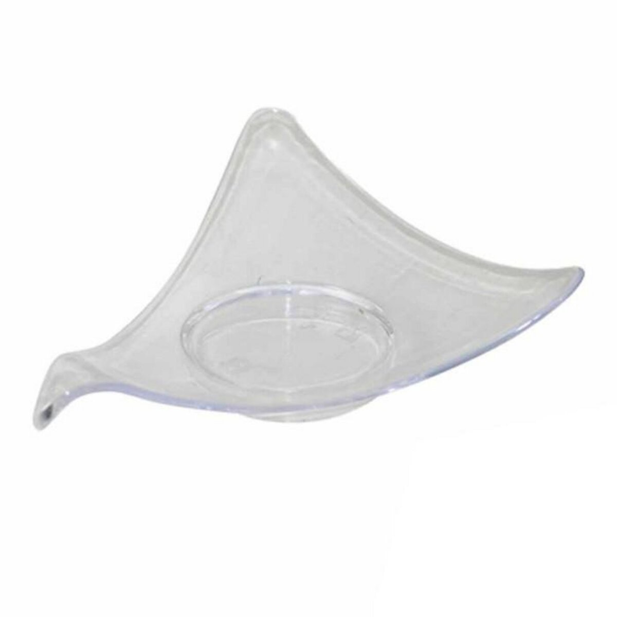 Paris Prix Lot de 12 Verrines en Plastique Réutilisable  Triangle  Transparent