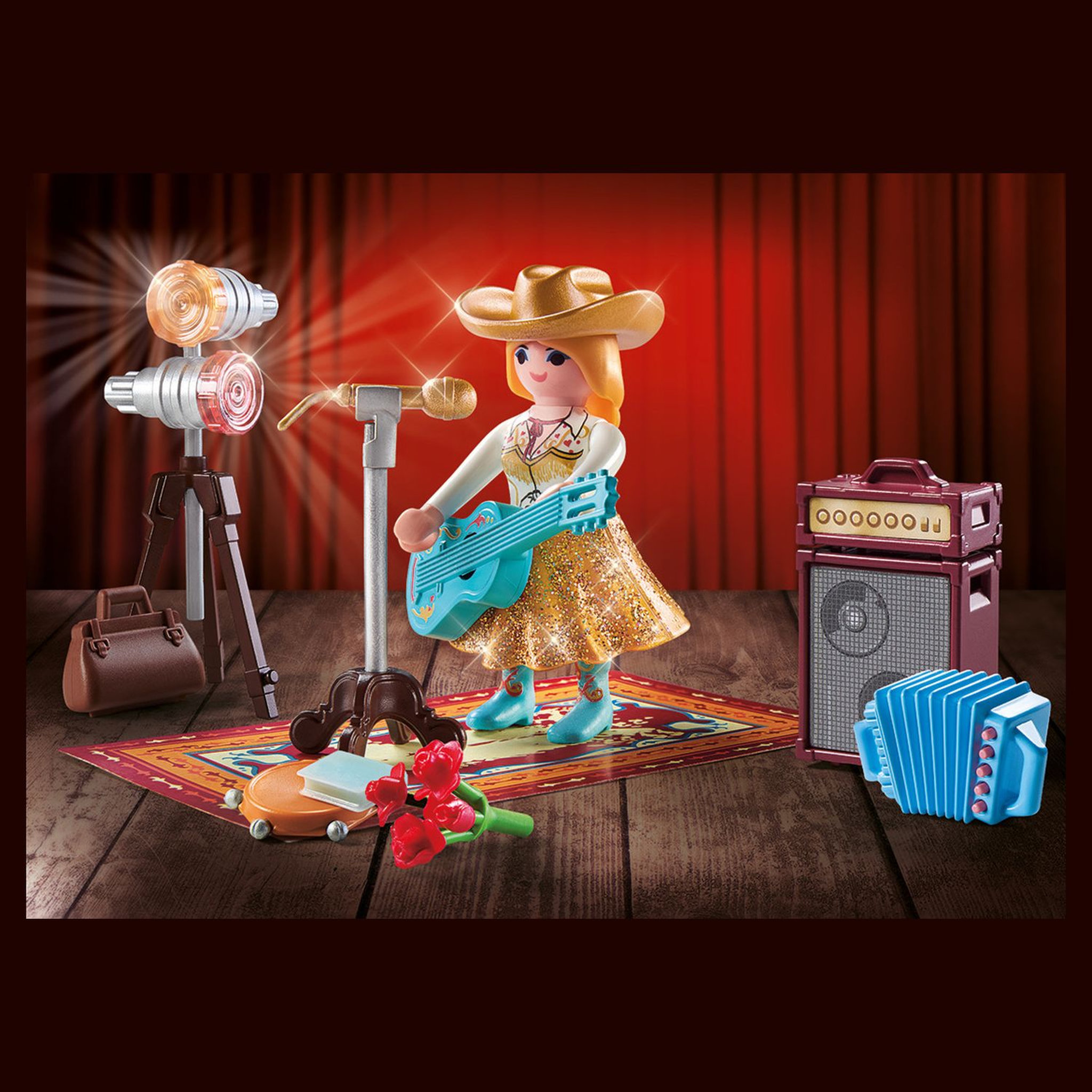 Voir la diapositive 2 : PLAYMOBIL 71184 Chanteuse Country 