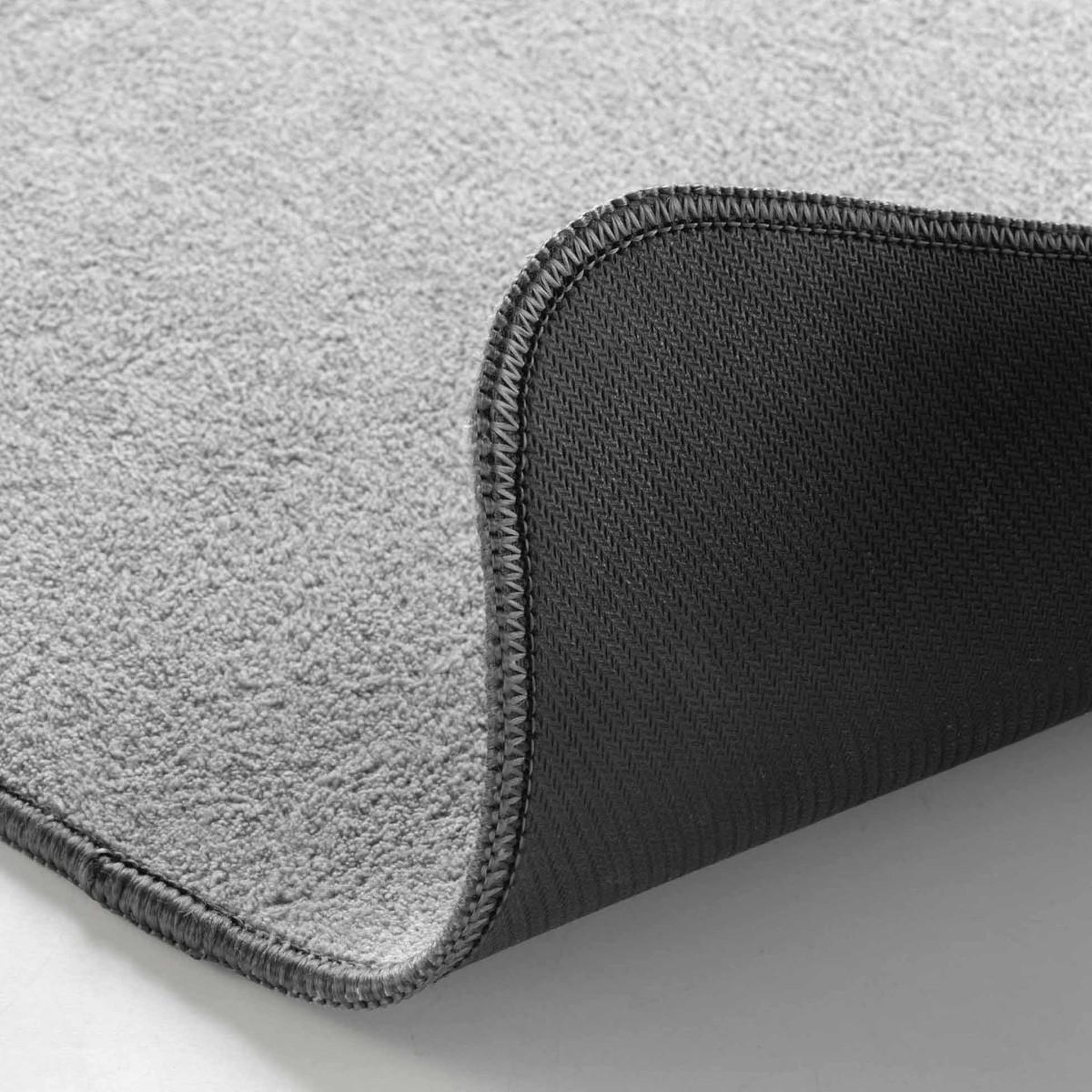 Voir la diapositive 2 : Douceur d'Intérieur Tapis tissé velours  carpetuni  45x75cm gris
