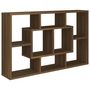 Voir la diapositive 2 : VIDAXL Etagere murale Chene marron 85x16x52,5 cm Bois d'ingenierie