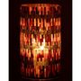 Voir la diapositive 3 : Paris Prix Photophore en Verre Déco  Chic  23cm Marron & Or