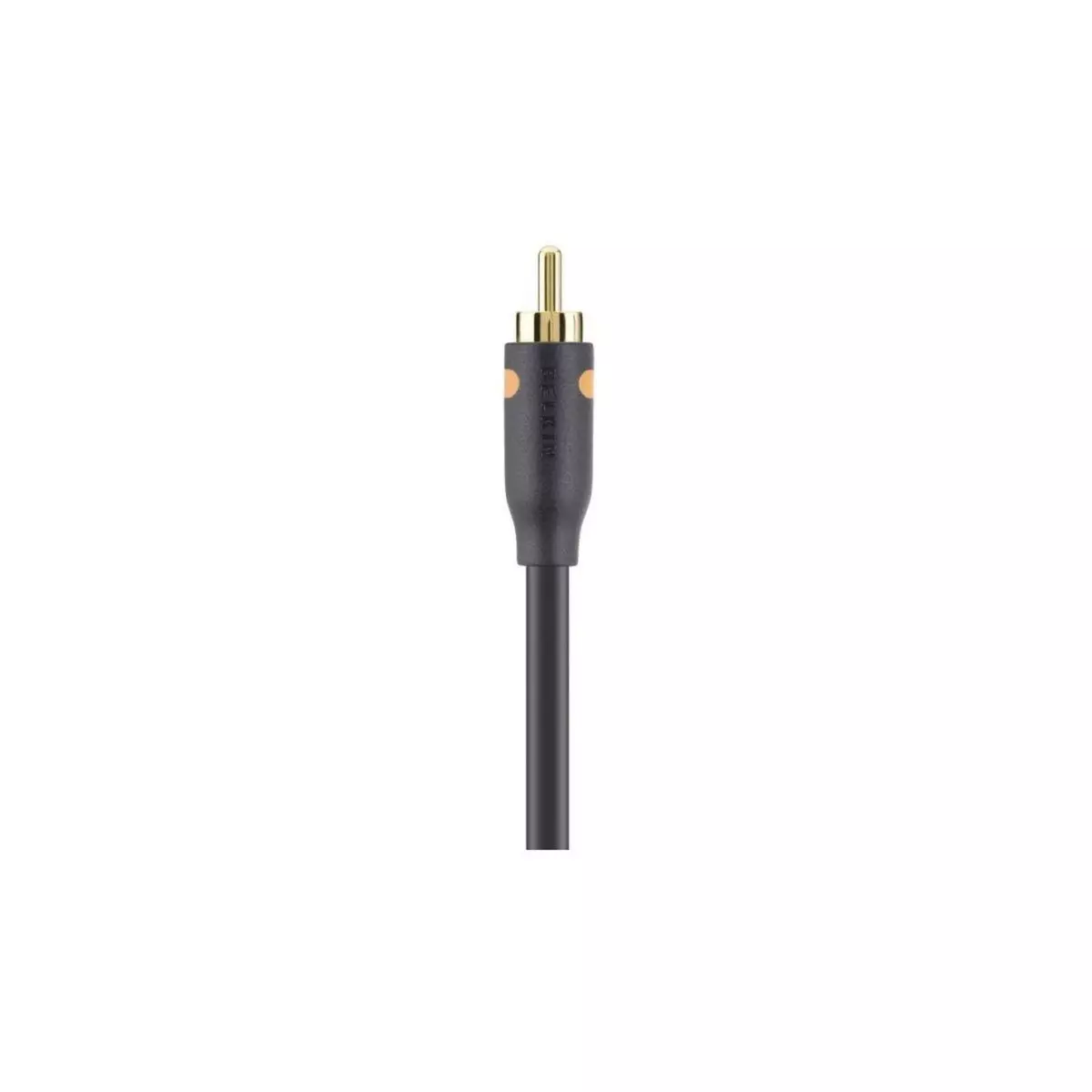 Belkin Câble RCA coaxiale M/M 2m Noir/Or    F3Y096bf