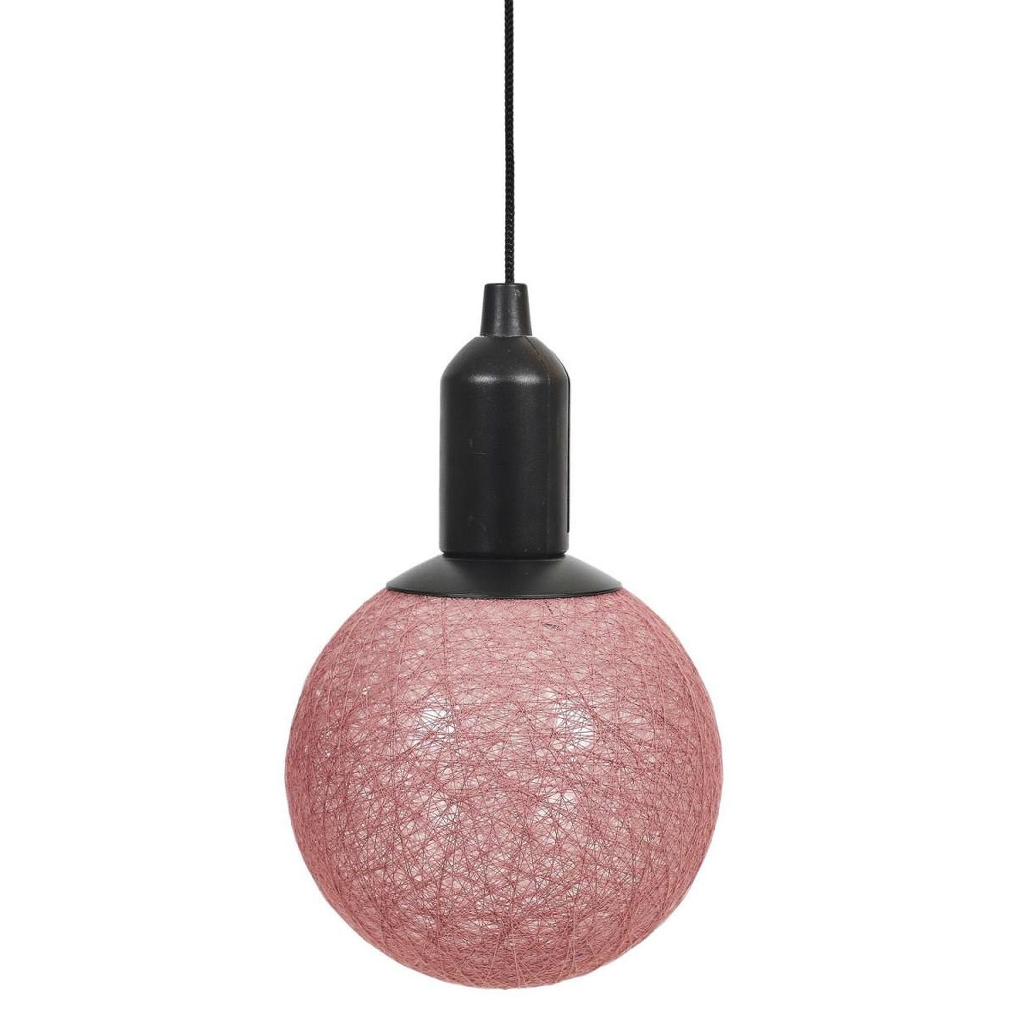 The Home Deco Factory Lampe suspension à led  boule  30cm rose