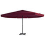 Voir la diapositive 1 : VIDAXL Parasol d'exterieur avec mat en aluminium 500 cm rouge bordeaux