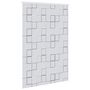 Voir la diapositive 4 : VIDAXL Store roulant de douche 140x240 cm Carre