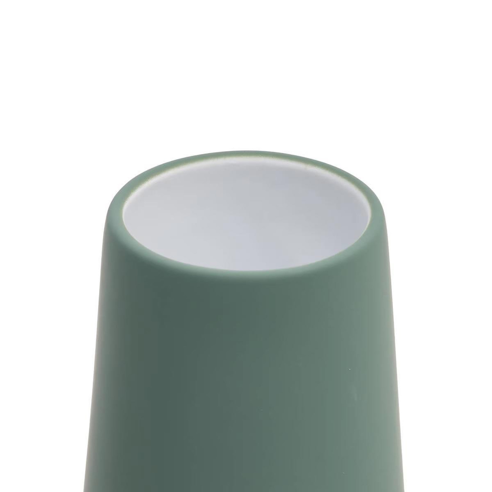Voir la diapositive 2 : FIVE Gobelet Brosse à Dents  Colorama  11cm Vert Ficus