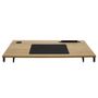 Voir la diapositive 4 : Paris Prix Bureau Design  Link  90cm Naturel & Noir
