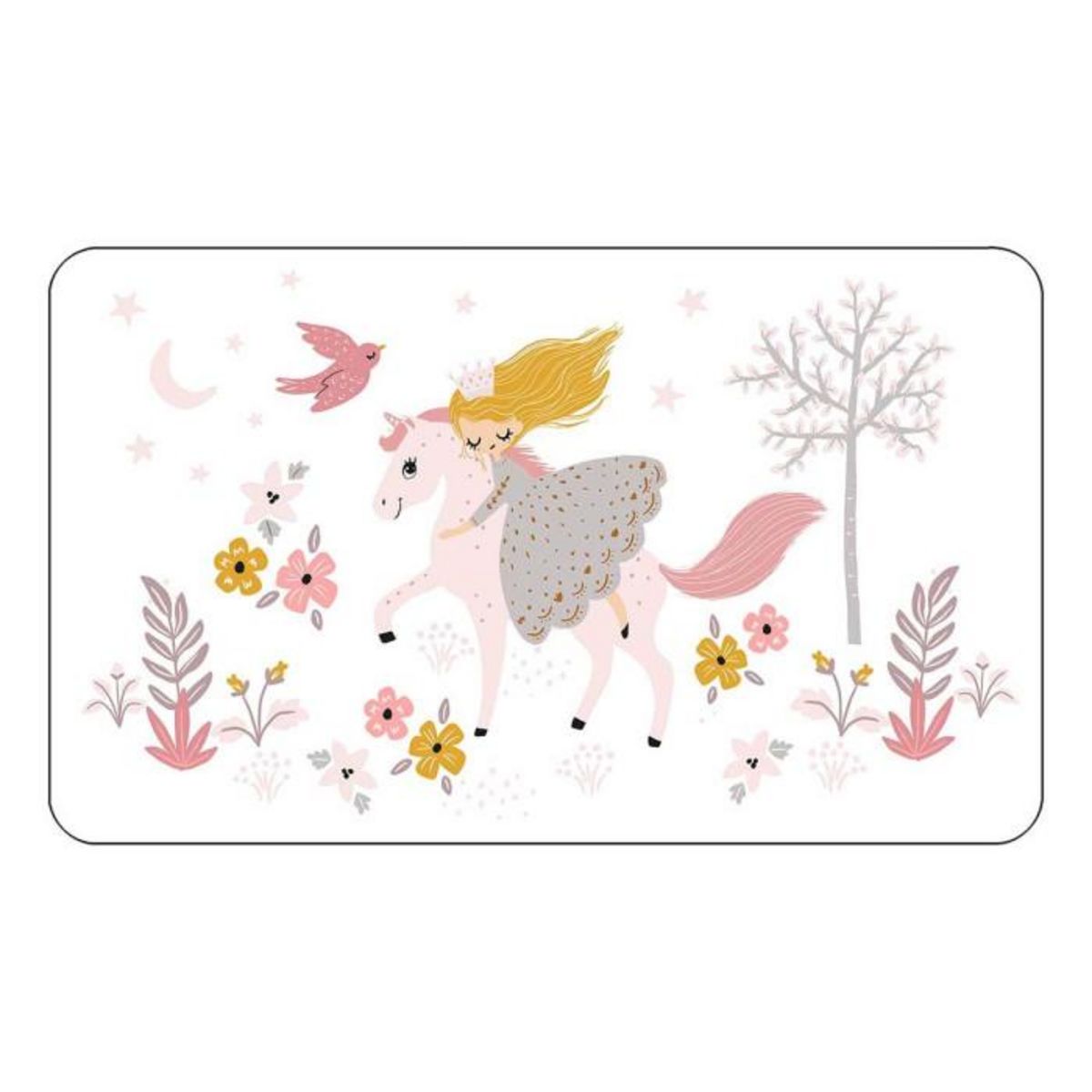 Paris Prix Set de Table Enfant  Fée des Bois  28x44cm Blanc