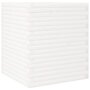 Voir la diapositive 2 : VIDAXL Jardiniere blanc 60x60x68,5 cm bois de pin massif