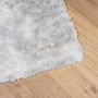 Voir la diapositive 4 : VIDAXL Tapis shaggy a poils longs NAVARRA gris clair 120x120 cm