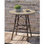 Voir la diapositive 1 : DCB GARDEN Table de jardin - 2 places - Aluminium - Marron - USHAIA