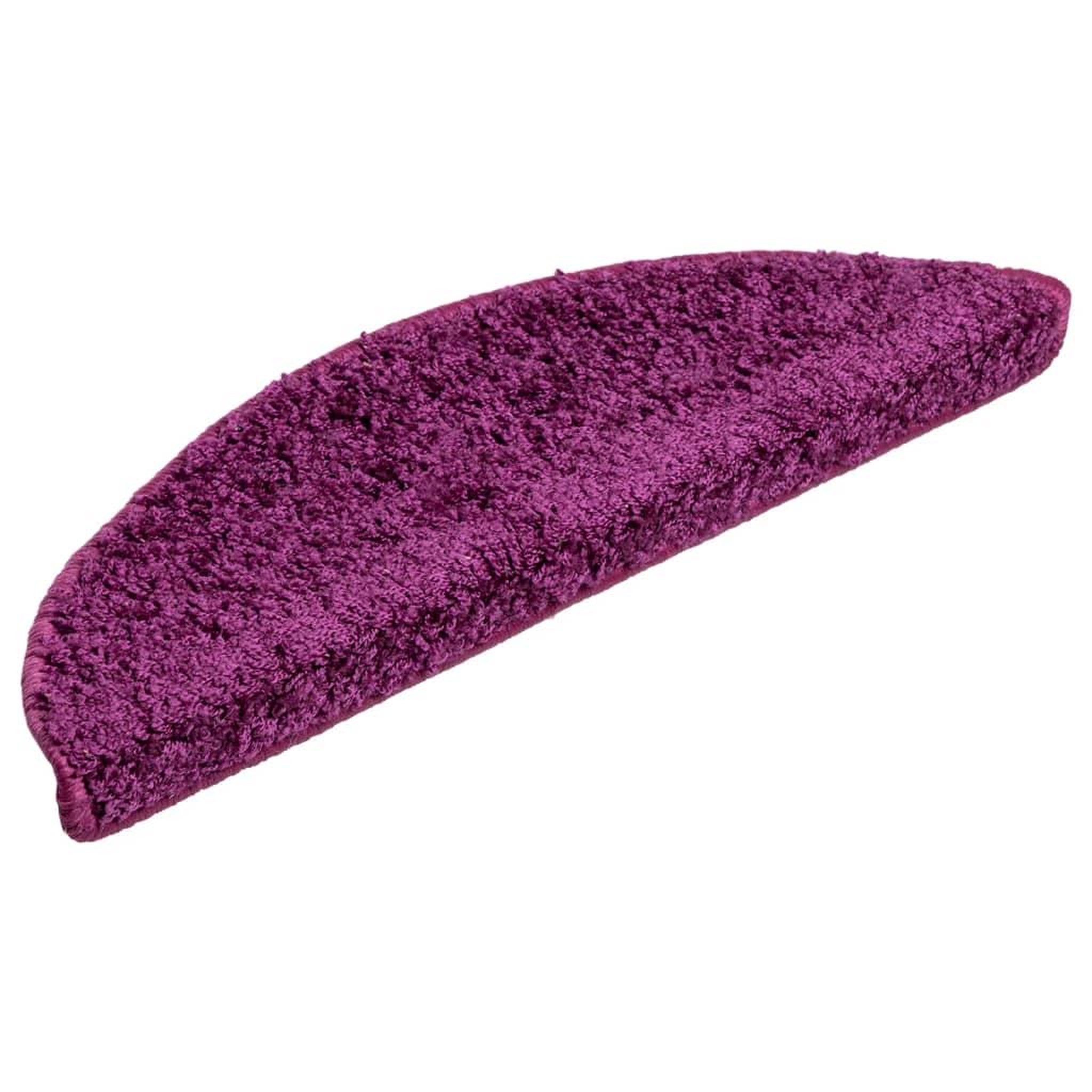 Voir la diapositive 3 : VIDAXL Tapis d'escalier 15 pcs violet 56x17x3 cm