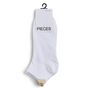 Voir la diapositive 5 : Pieces X2 Paires de Chaussettes Blanc/ Femme Pieces Claura