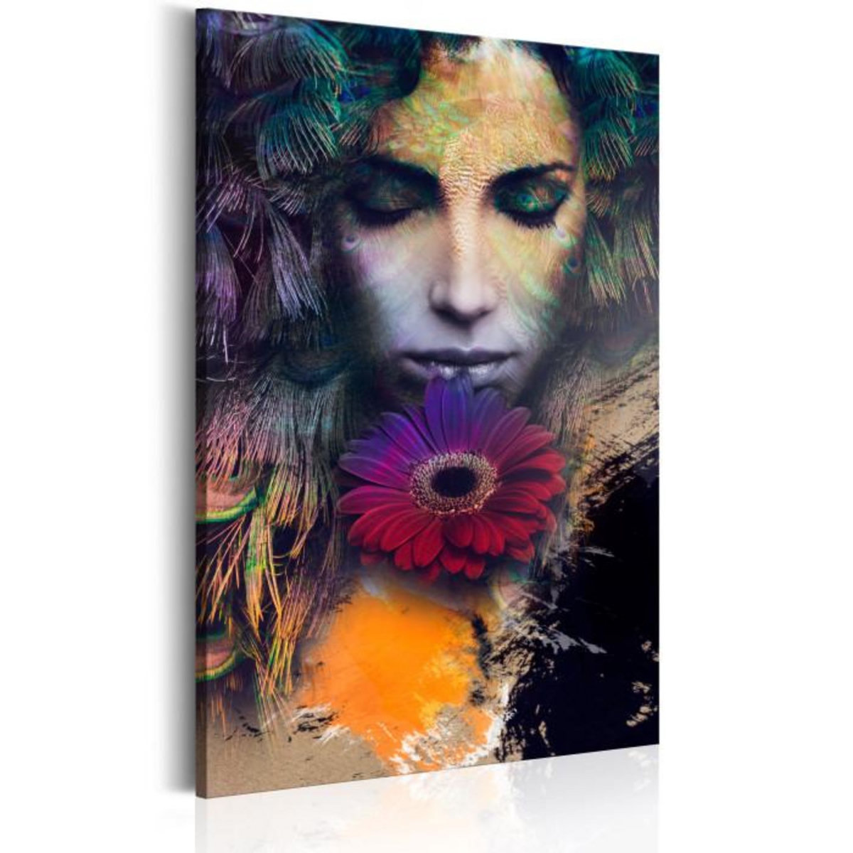 Paris Prix Tableau Imprimé  Fille Sensuelle