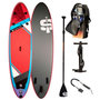 Voir la diapositive 1 : SIMPLE PADDLE Paddle Gonflable 10'8 32'' 6'' (325 x 81 x 15 cm) avec Pagaie, Leash, Pompe et Sac de Transport