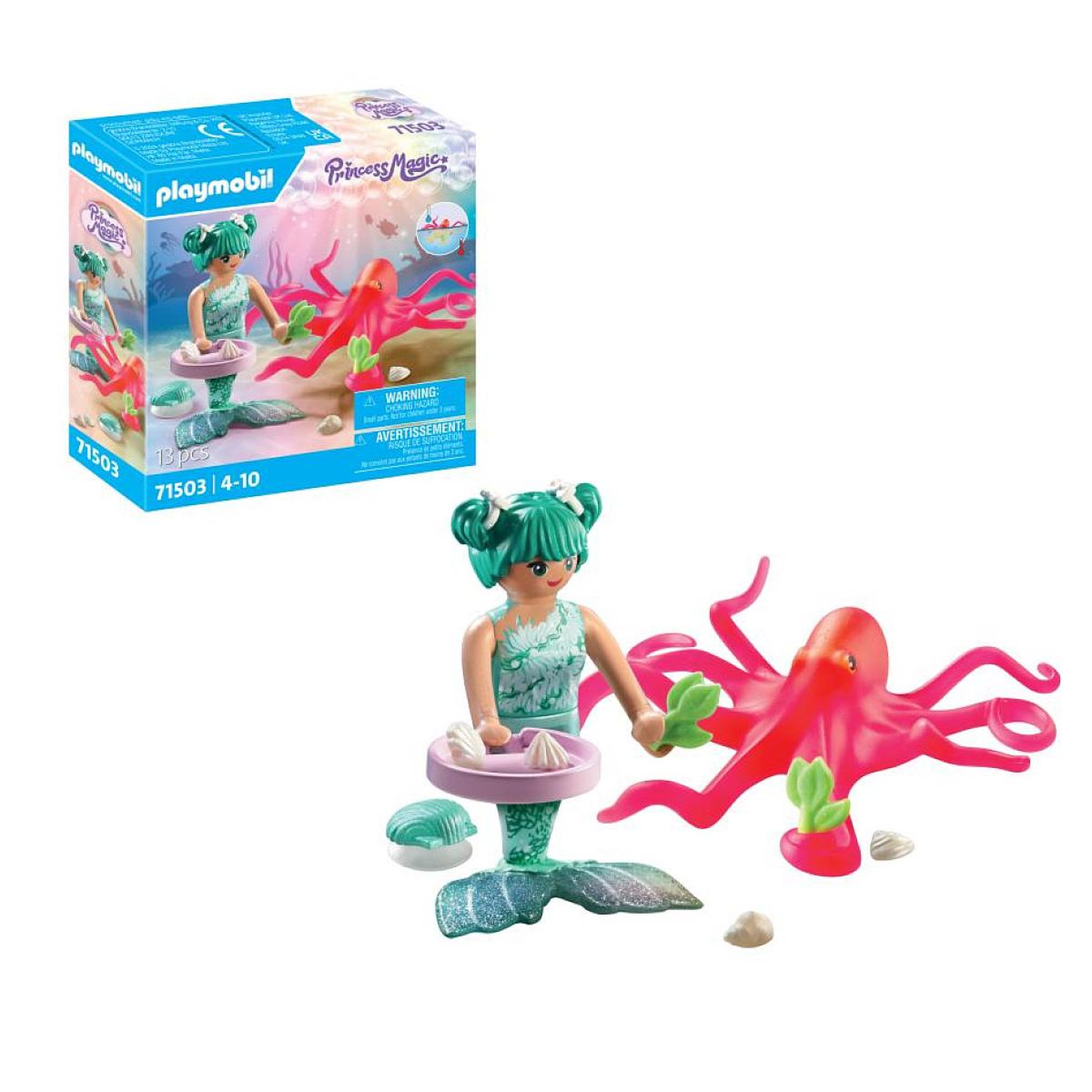 Voir la diapositive 4 : PLAYMOBIL 71503 - Sirène avec pieuvre