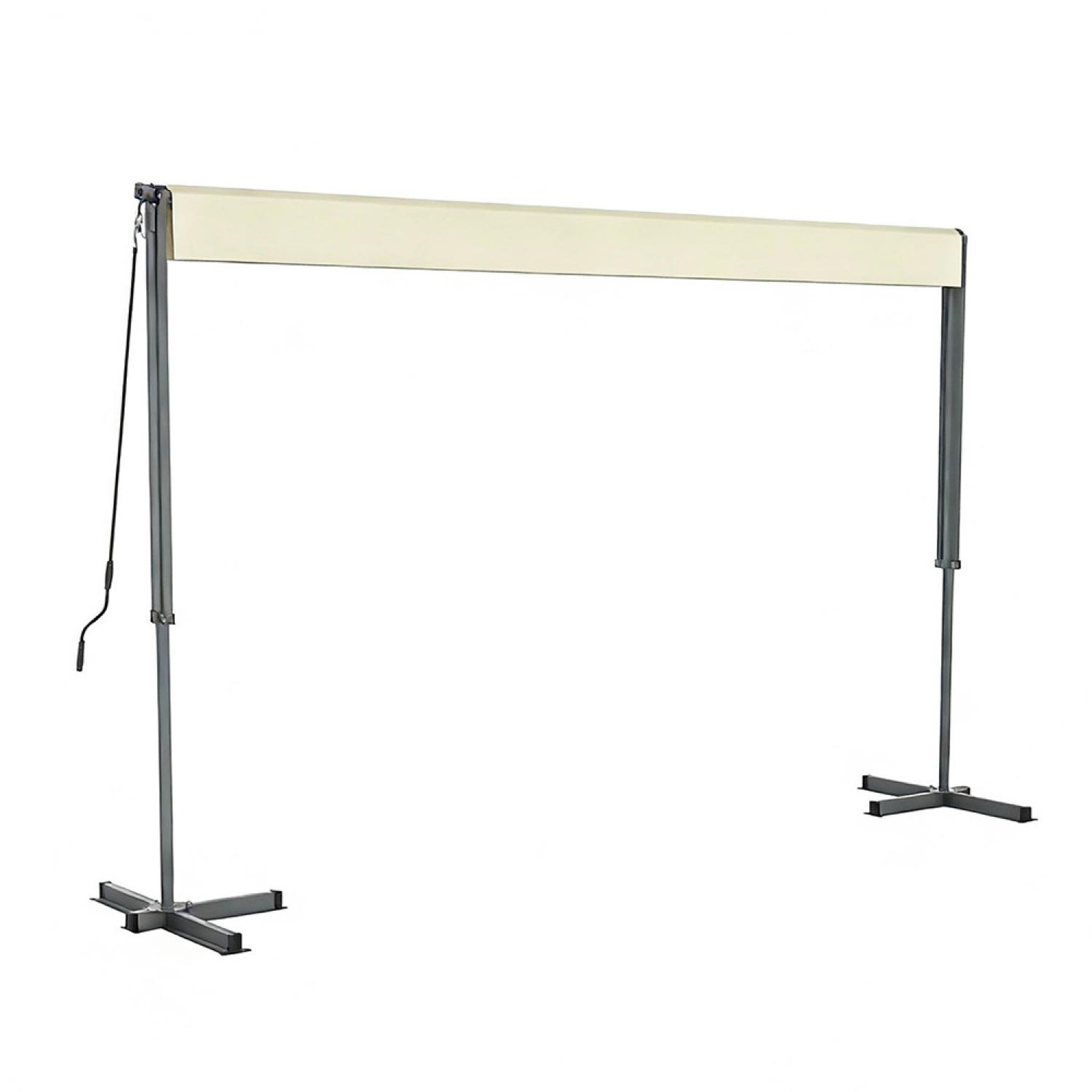 Voir la diapositive 6 : CONCEPT USINE Store banne double pente manuel 4 x 15-15 m beige hydrofuge iseo