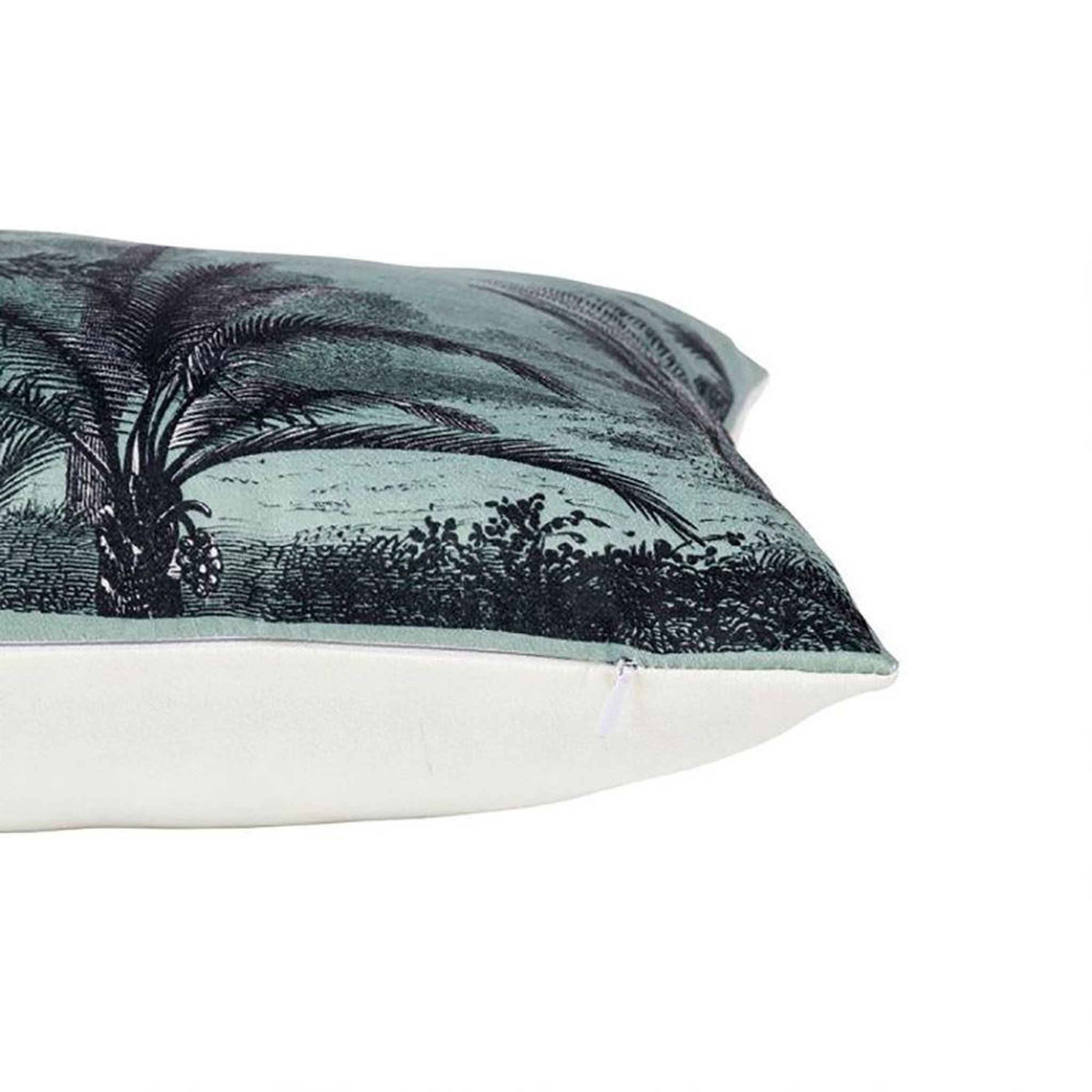 Voir la diapositive 3 : OSTARIA Housse de coussin 40x40 cm Gauguin verte