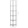 Voir la diapositive 6 : VIDAXL Etagere a 6 niveaux Transparent 30x30x160 cm Verre trempe