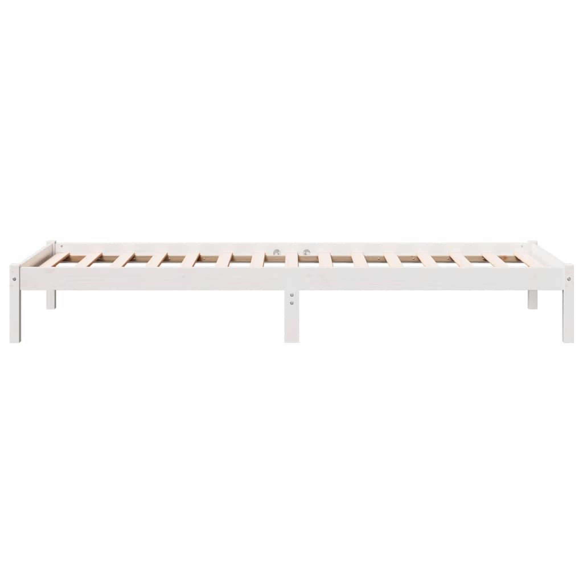Voir la diapositive 5 : VIDAXL Cadre de lit extra long sans matelas 90x220 cm bois massif pin