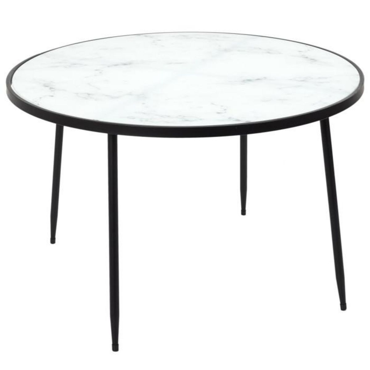 Paris Prix Table Basse Design  Felicity  75cm Noir & Blanc