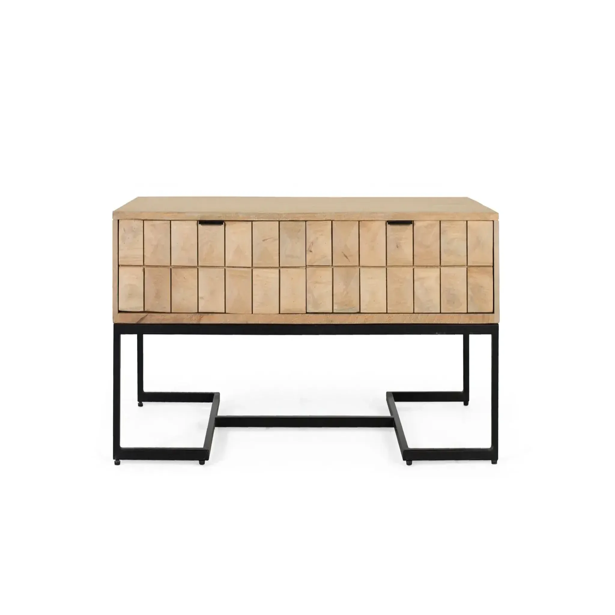 GINER Y COLOMER SL Table basse en bois de manguier 120 cm style minimaliste intemporel