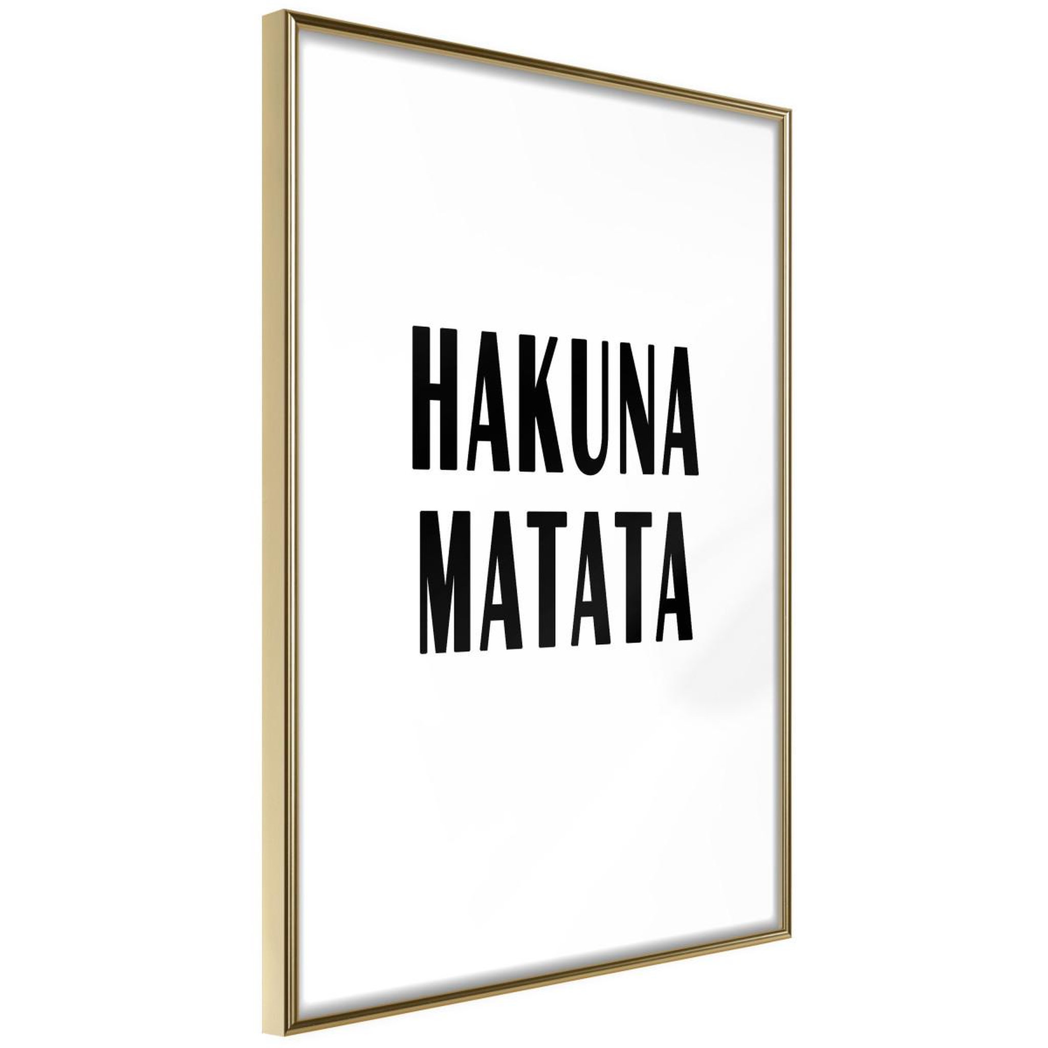 Paris Prix Affiche murale encadrée  hakuna matata
