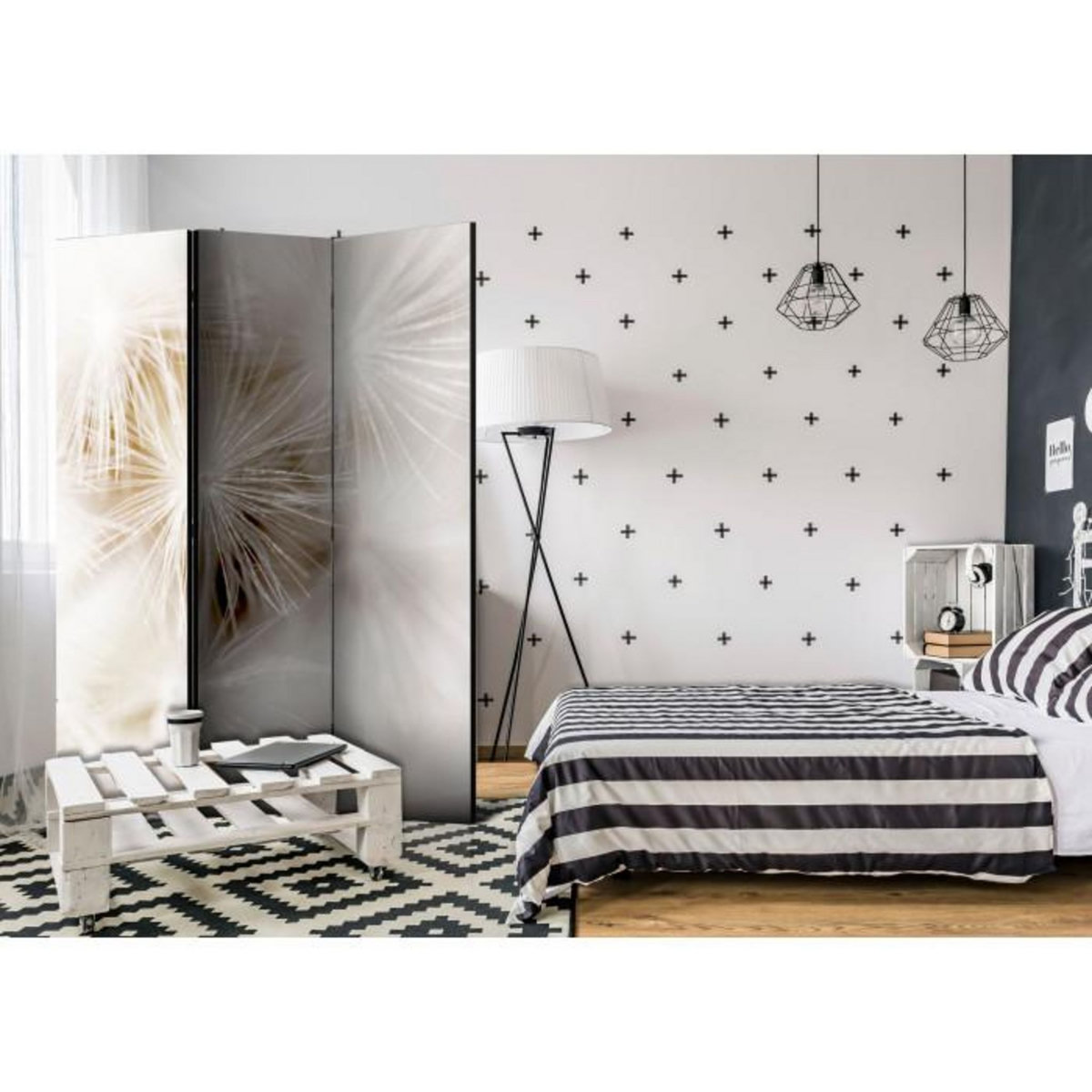 Paris Prix Paravent 3 Volets  Subtleness  135x172cm