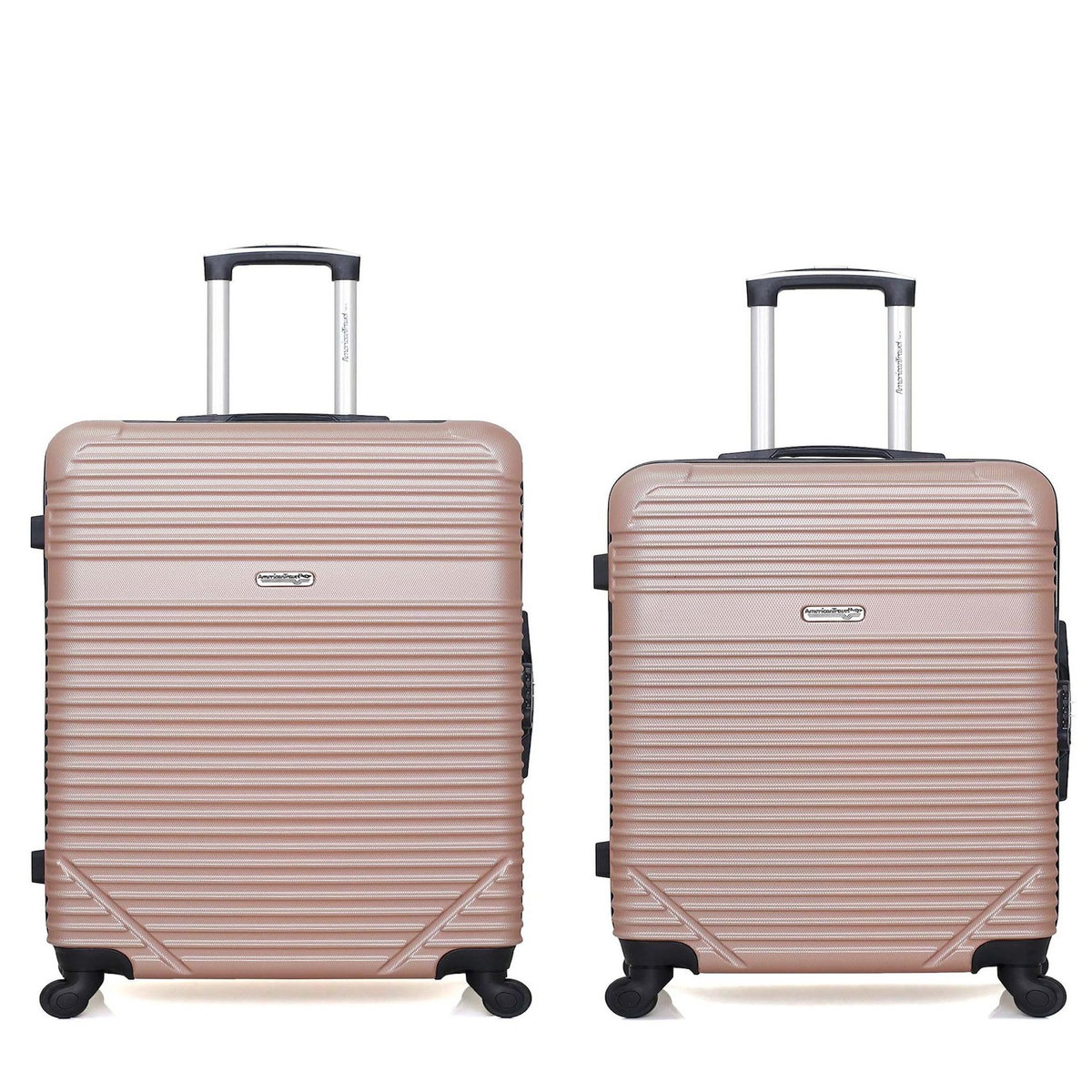 AMERICAN TRAVEL AMERICAN TRAVEL - Lot de 2 - Valise grand format et valise weekend MEMPHIS