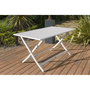 Voir la diapositive 3 : Paris Prix Ensemble Table de Jardin Pliante & 4 Chaises  Marius  140cm Gris