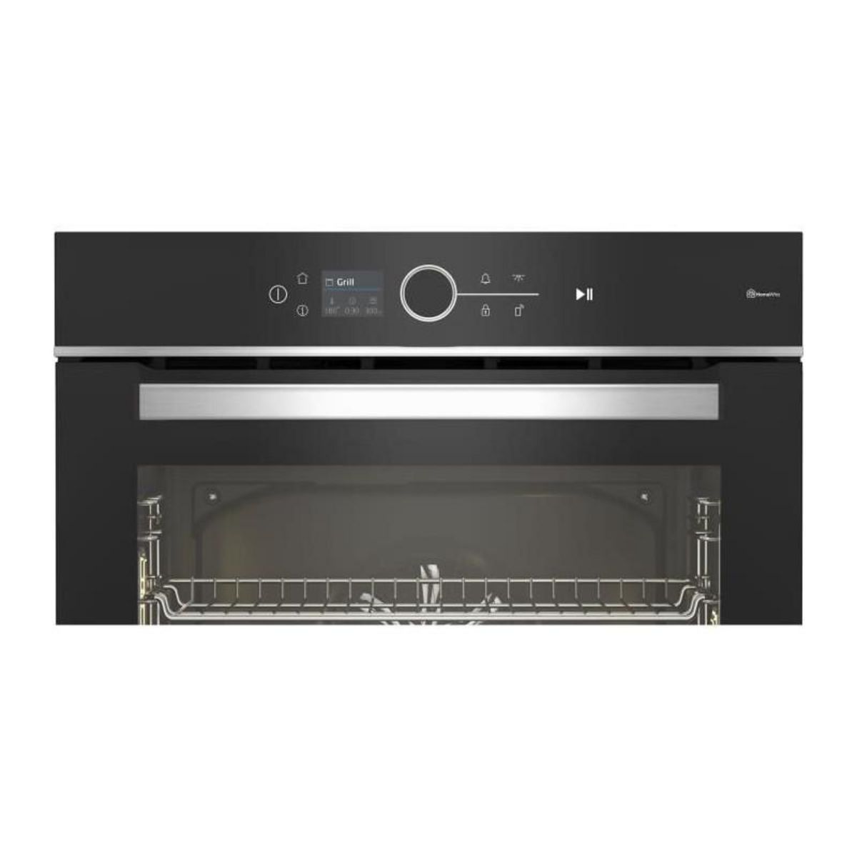 Beko Four encastrable multifonction - Pyrolyse - BEKO - BBIM13500XPSW - Inox / Noir - Porte froide - 59,4 x 56,7 x 59,5 cm