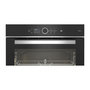 Voir la diapositive 3 : Beko Four encastrable multifonction - Pyrolyse - BEKO - BBIM13500XPSW - Inox / Noir - Porte froide - 59,4 x 56,7 x 59,5 cm