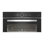 Voir la diapositive 3 : Beko Four encastrable multifonction - Pyrolyse - BEKO - BBIM13500XPSW - Inox / Noir - Porte froide - 59,4 x 56,7 x 59,5 cm