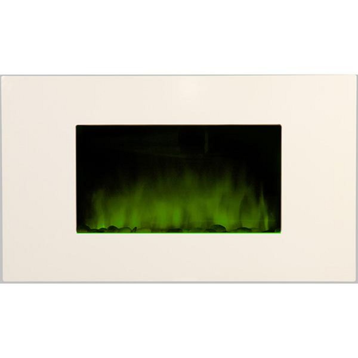 Chemin'arte Cheminée électrique 2000w avec télécommande - white loft