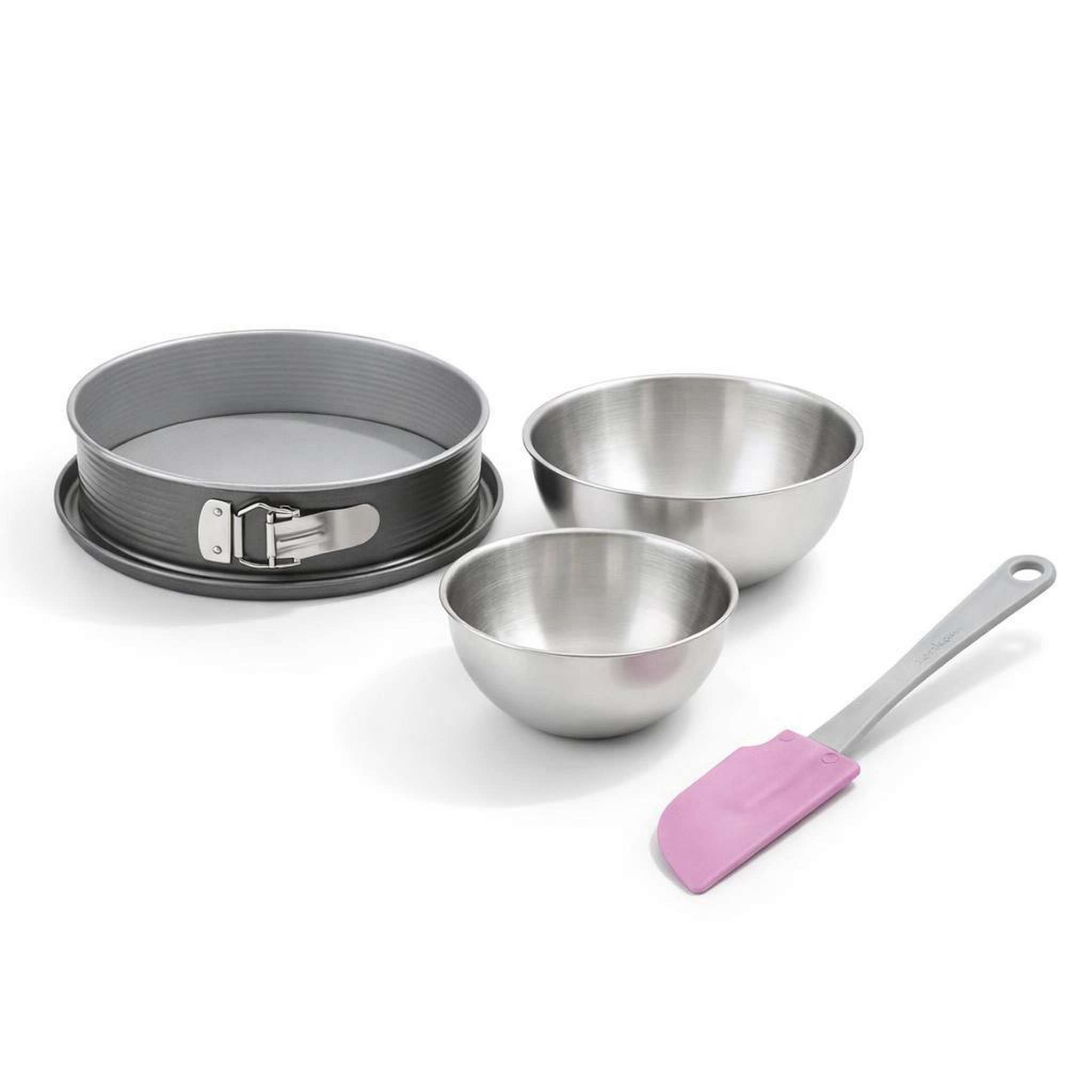 ZENKER Set de 4 ustensiles de pâtisserie moule à gâteaux 2 bols et spatule pâtisserie zenker energy