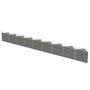 Voir la diapositive 2 : VIDAXL Mur de gabion Acier galvanise 630x30x50 cm