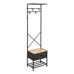 FIVE Vestiaire 4 Tiges  Tissa  160cm Gris Foncé