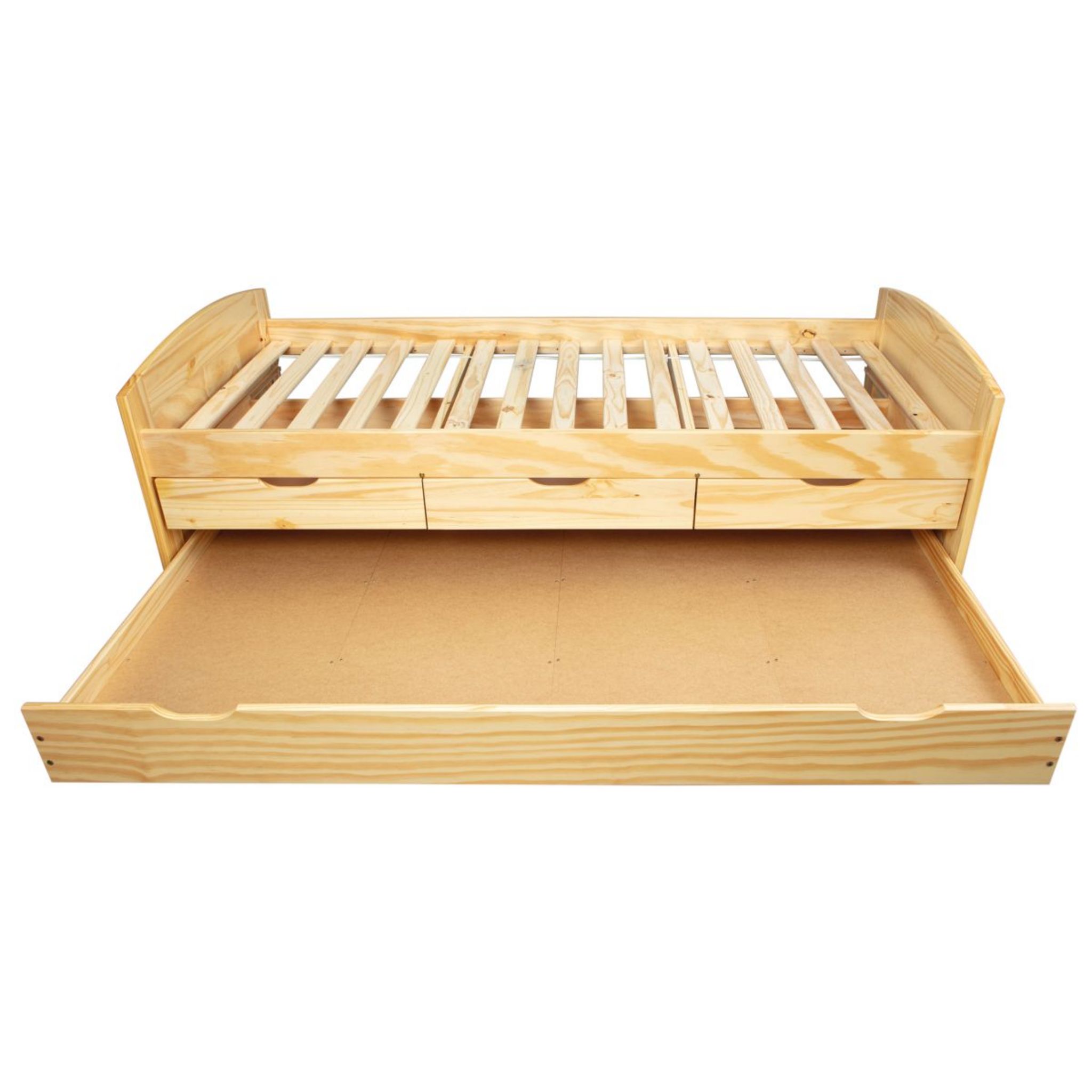 Lit gigogne 2 couchages 90x200 cm + 3 tiroirs ULLI