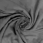 Intemporel Parure housse de couette en microfibre lavée 260x240 cm BOHEME gris, par Soleil d'Ocre